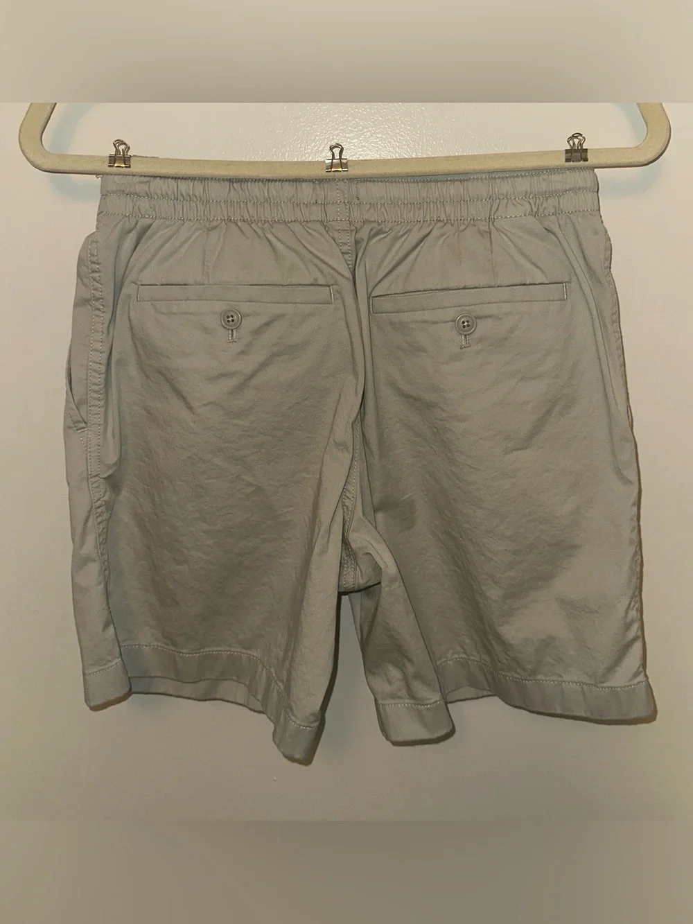 J. CREW Men's Tan Drawstring Chino Dock Shorts
